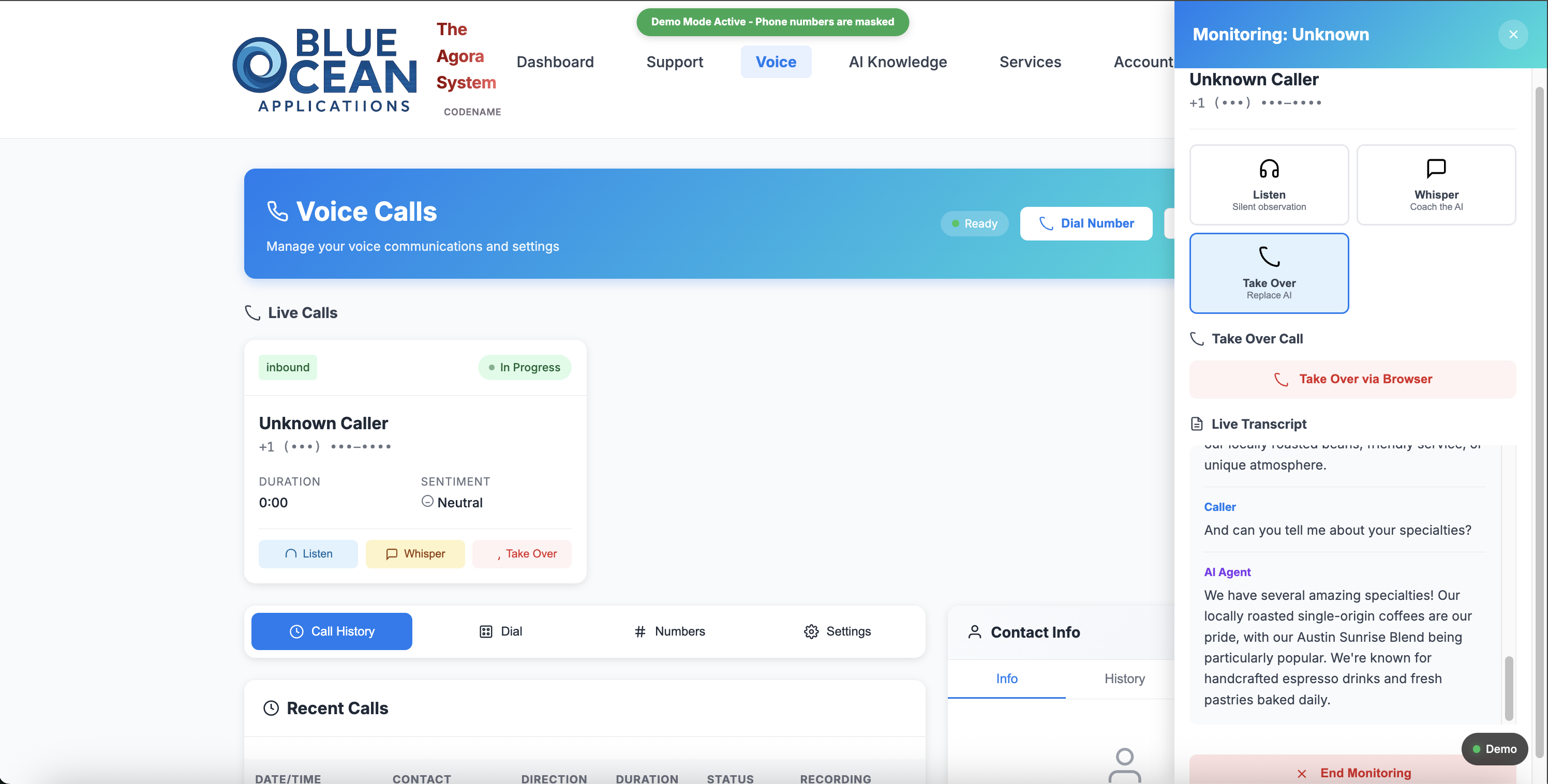 TakeOver Mode Button